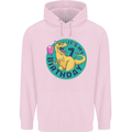 7th Birthday Dinosaur T-Rex 7 Year Old Childrens Kids Hoodie Light Pink