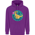 7th Birthday Dinosaur T-Rex 7 Year Old Childrens Kids Hoodie Purple