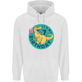 7th Birthday Dinosaur T-Rex 7 Year Old Childrens Kids Hoodie White