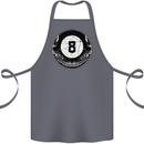 8-Ball Skull Pool Player 9-Ball Cotton Apron 100% Organic Steel