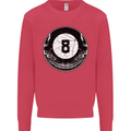 8-Ball Skull Pool Player 9-Ball Kids Sweatshirt Jumper Heliconia