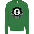 8-Ball Skull Pool Player 9-Ball Kids Sweatshirt Jumper Irish Green
