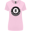 8-Ball Skull Pool Player 9-Ball Womens Wider Cut T-Shirt Light Pink
