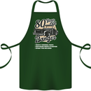 80 Year Old Banger Birthday 80th Year Old Cotton Apron 100% Organic Forest Green