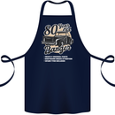 80 Year Old Banger Birthday 80th Year Old Cotton Apron 100% Organic Navy Blue