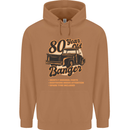 80 Year Old Banger Birthday 80th Year Old Mens 80% Cotton Hoodie Caramel Latte