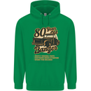 80 Year Old Banger Birthday 80th Year Old Mens 80% Cotton Hoodie Irish Green