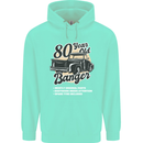 80 Year Old Banger Birthday 80th Year Old Mens 80% Cotton Hoodie Peppermint