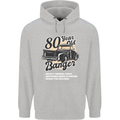 80 Year Old Banger Birthday 80th Year Old Mens 80% Cotton Hoodie Sports Grey