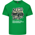 80 Year Old Banger Birthday 80th Year Old Mens Cotton T-Shirt Tee Top Irish Green
