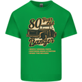 80 Year Old Banger Birthday 80th Year Old Mens Cotton T-Shirt Tee Top Irish Green