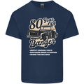 80 Year Old Banger Birthday 80th Year Old Mens Cotton T-Shirt Tee Top Navy Blue