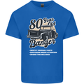 80 Year Old Banger Birthday 80th Year Old Mens Cotton T-Shirt Tee Top Royal Blue