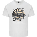 80 Year Old Banger Birthday 80th Year Old Mens Cotton T-Shirt Tee Top White