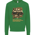 80 Year Old Banger Birthday 80th Year Old Mens Sweatshirt Jumper Irish Green