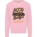 80 Year Old Banger Birthday 80th Year Old Mens Sweatshirt Jumper Light Pink