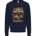 80 Year Old Banger Birthday 80th Year Old Mens Sweatshirt Jumper Navy Blue