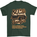 80 Year Old Banger Birthday 80th Year Old Mens T-Shirt 100% Cotton Forest Green
