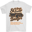80 Year Old Banger Birthday 80th Year Old Mens T-Shirt 100% Cotton White