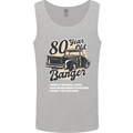 80 Year Old Banger Birthday 80th Year Old Mens Vest Tank Top Sports Grey