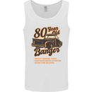 80 Year Old Banger Birthday 80th Year Old Mens Vest Tank Top White