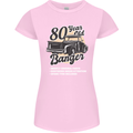 80 Year Old Banger Birthday 80th Year Old Womens Petite Cut T-Shirt Light Pink