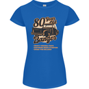 80 Year Old Banger Birthday 80th Year Old Womens Petite Cut T-Shirt Royal Blue