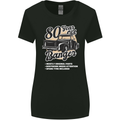 80 Year Old Banger Birthday 80th Year Old Womens Wider Cut T-Shirt Black