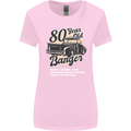 80 Year Old Banger Birthday 80th Year Old Womens Wider Cut T-Shirt Light Pink