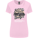 80 Year Old Banger Birthday 80th Year Old Womens Wider Cut T-Shirt Light Pink