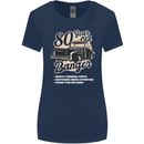80 Year Old Banger Birthday 80th Year Old Womens Wider Cut T-Shirt Navy Blue