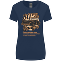 80 Year Old Banger Birthday 80th Year Old Womens Wider Cut T-Shirt Navy Blue