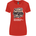 80 Year Old Banger Birthday 80th Year Old Womens Wider Cut T-Shirt Red