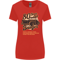 80 Year Old Banger Birthday 80th Year Old Womens Wider Cut T-Shirt Red