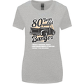 80 Year Old Banger Birthday 80th Year Old Womens Wider Cut T-Shirt Sports Grey