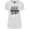 80 Year Old Banger Birthday 80th Year Old Womens Wider Cut T-Shirt White