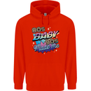 80s Baby 90s Made Me Music Pop Rock Childrens Kids Hoodie Bright Red
