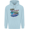 80s Baby 90s Made Me Music Pop Rock Childrens Kids Hoodie Light Blue