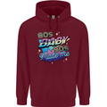 80s Baby 90s Made Me Music Pop Rock Childrens Kids Hoodie Maroon