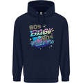 80s Baby 90s Made Me Music Pop Rock Childrens Kids Hoodie Navy Blue