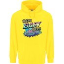 80s Baby 90s Made Me Music Pop Rock Childrens Kids Hoodie Yellow