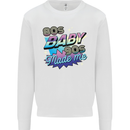 80s Baby 90s Made Me Music Pop Rock Kids Sweatshirt Jumper White