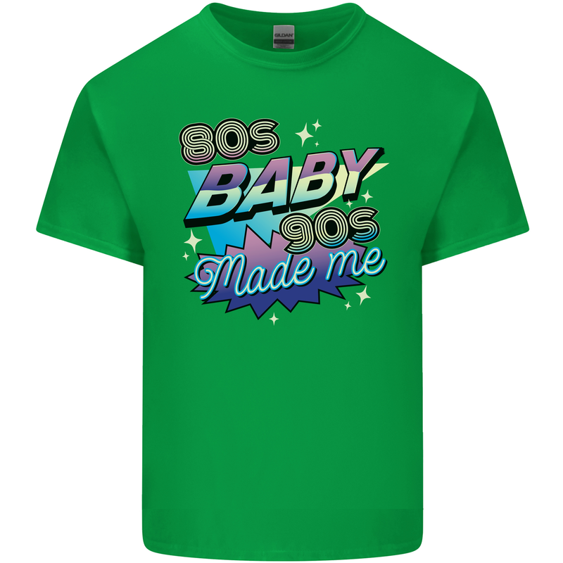 80s Baby 90s Made Me Music Pop Rock Kids T-Shirt Childrens Irish Green