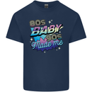 80s Baby 90s Made Me Music Pop Rock Kids T-Shirt Childrens Navy Blue