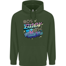 80s Baby 90s Made Me Music Pop Rock Mens 80% Cotton Hoodie Forest Green