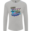 80s Baby 90s Made Me Music Pop Rock Mens Long Sleeve T-Shirt Sports Grey