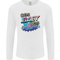 80s Baby 90s Made Me Music Pop Rock Mens Long Sleeve T-Shirt White