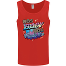 80s Baby 90s Made Me Music Pop Rock Mens Vest Tank Top Red