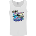80s Baby 90s Made Me Music Pop Rock Mens Vest Tank Top White