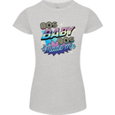 80s Baby 90s Made Me Music Pop Rock Womens Petite Cut T-Shirt Sports Grey